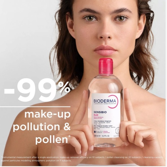 BIODERMA Sensibio H2O Micellar Water Face Cleanser for Sensitive Skin - Picture 3 of 6